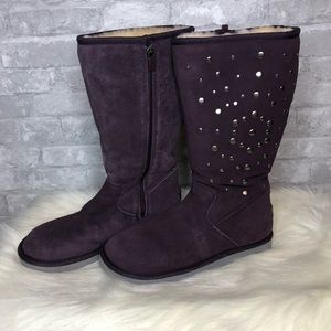 UGG Purple Bedazzle Tall Boot
